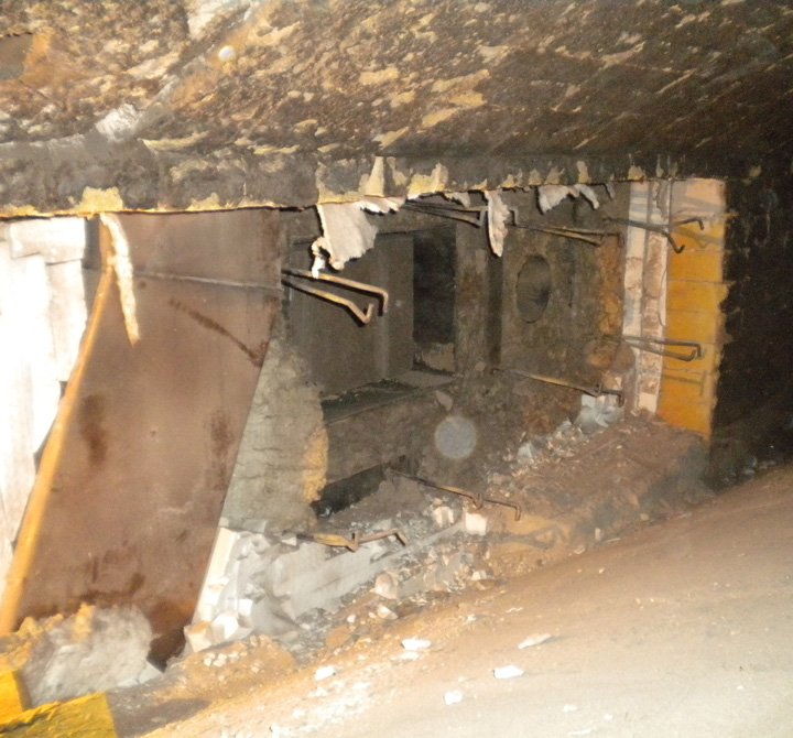 Kotel na biomaso 5 - Sanacija poškodovanega dela kurišča (4)